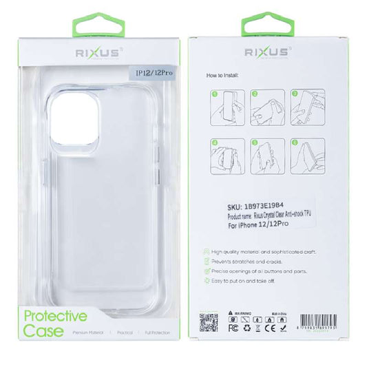 Back Case TPU Rixus Apple iPhone 12 / 12 Pro