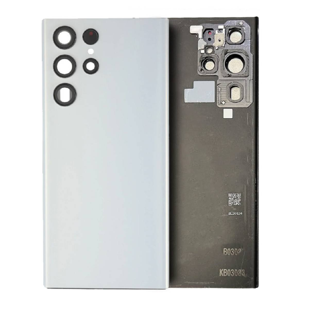 Back Battery Cover Lens Samsung S22 Ultra S908 white OEM