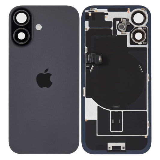 Back Battery Cover Lens Magasfe NFC Flashlight Apple iPhone 17 black OEM