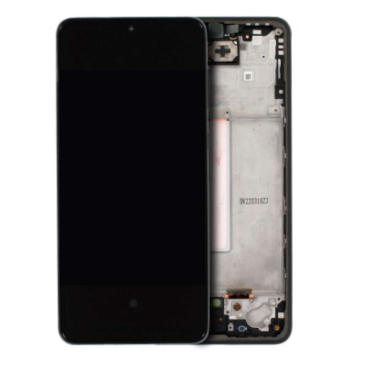 LCD Complete Frame Samsung A33 5G A336 black (Original) Assembled