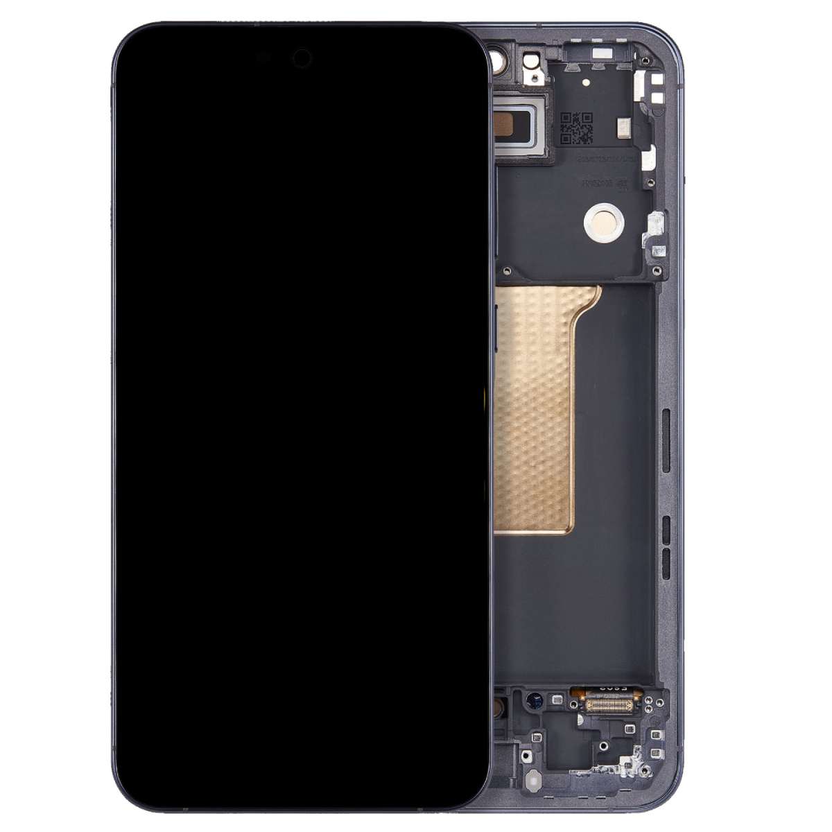 LCD Complete Frame Samsung A55 5G A556 black (Original) Assembled