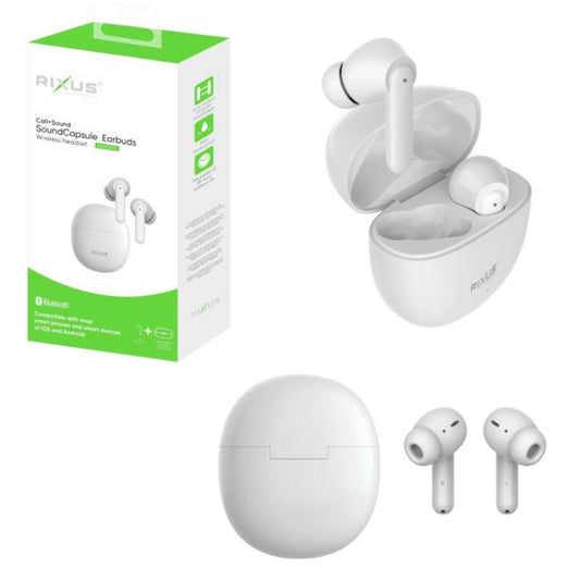 Earphone Rixus RXBT69A Wireless white