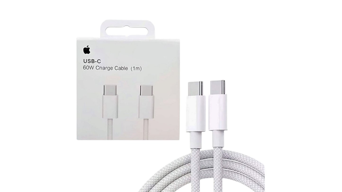 Cable USB-C to USB-C Apple 60W 1m white