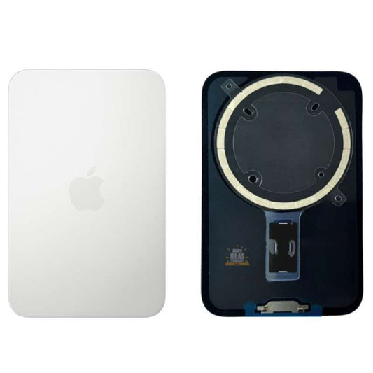Back Battery Cover Glass Magsafe NFC Apple iPhone 17 Pro Max silver