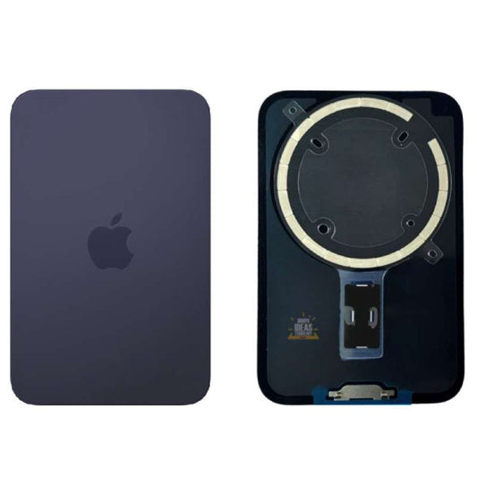 Back Battery Cover Glass Magsafe NFC Apple iPhone 17 Pro Max blue OEM