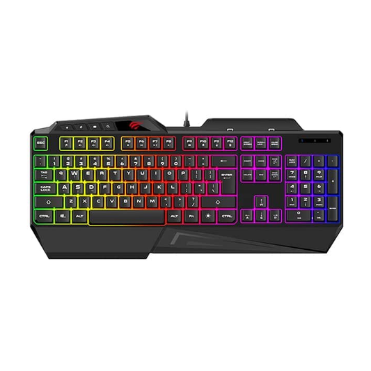 Gaming Keyboard Wired Havit KB488L US Layout black