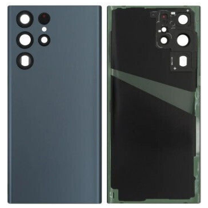 Back Battery Cover Lens Samsung S22 Ultra S908 blue OEM
