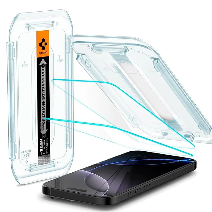 Tempered Glass Apple iPhone 17 Pro / 18 Pro dust-extraction helder Wave