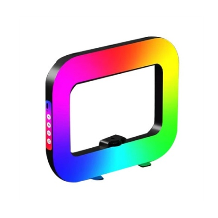 Tripod Selfie Light with Remote Control and RGB Square E30