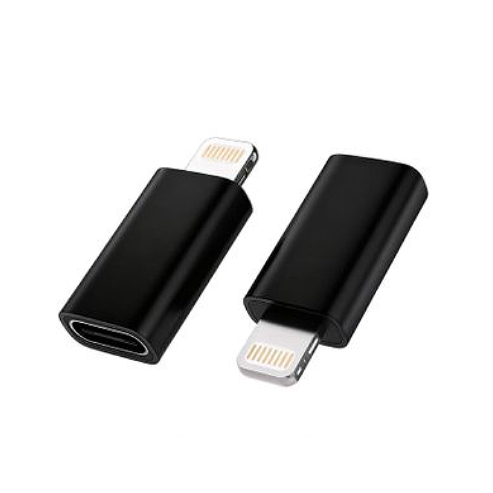 Adapter OTG Lightning  to USB-C black