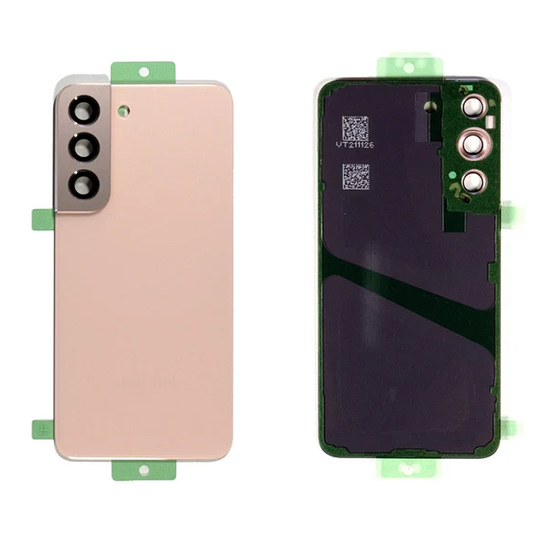 Back Battery Cover Lens Samsung S22 Plus S906 pink gold  (Original)