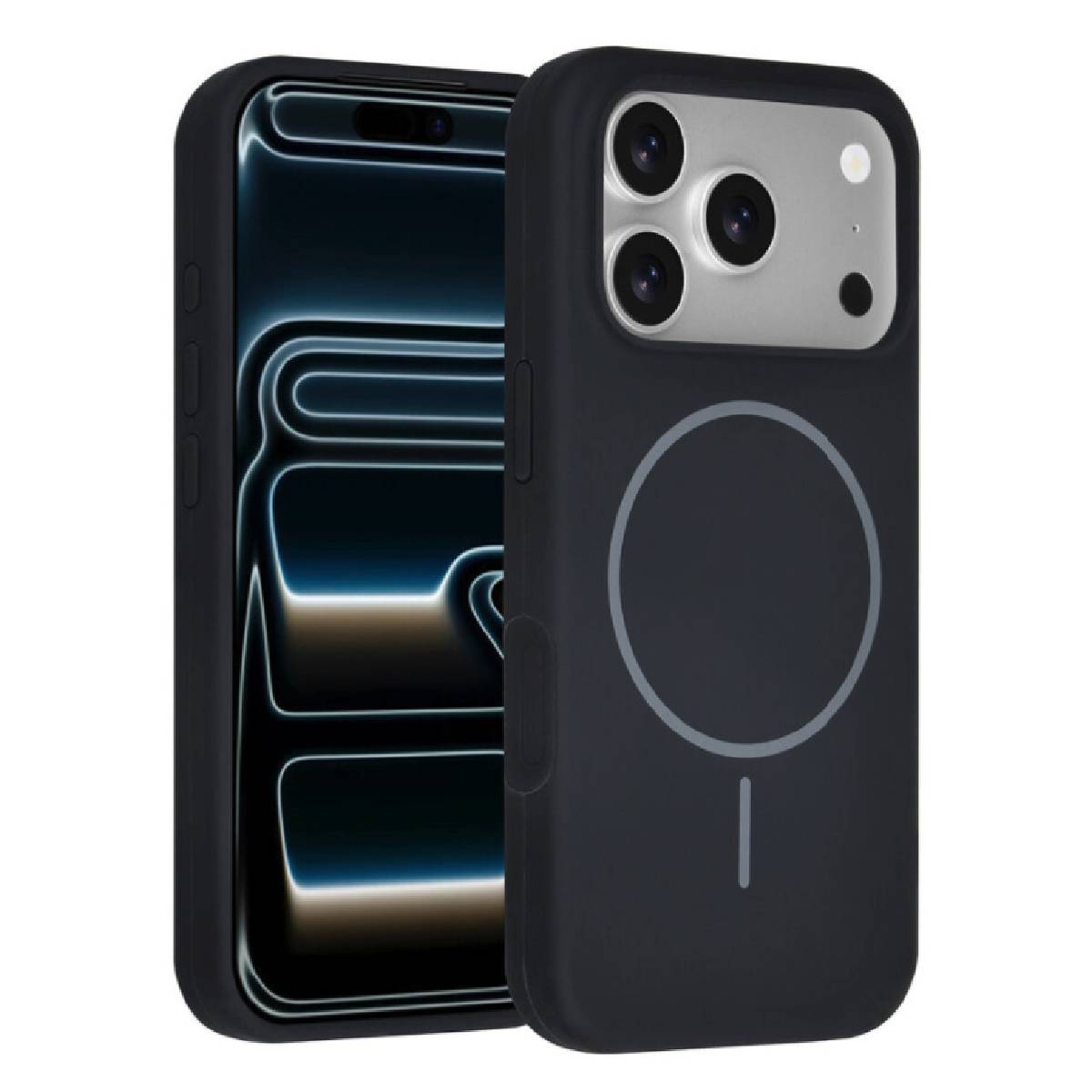 Back Case Magsafe Silicone Apple iPhone 18 Pro black