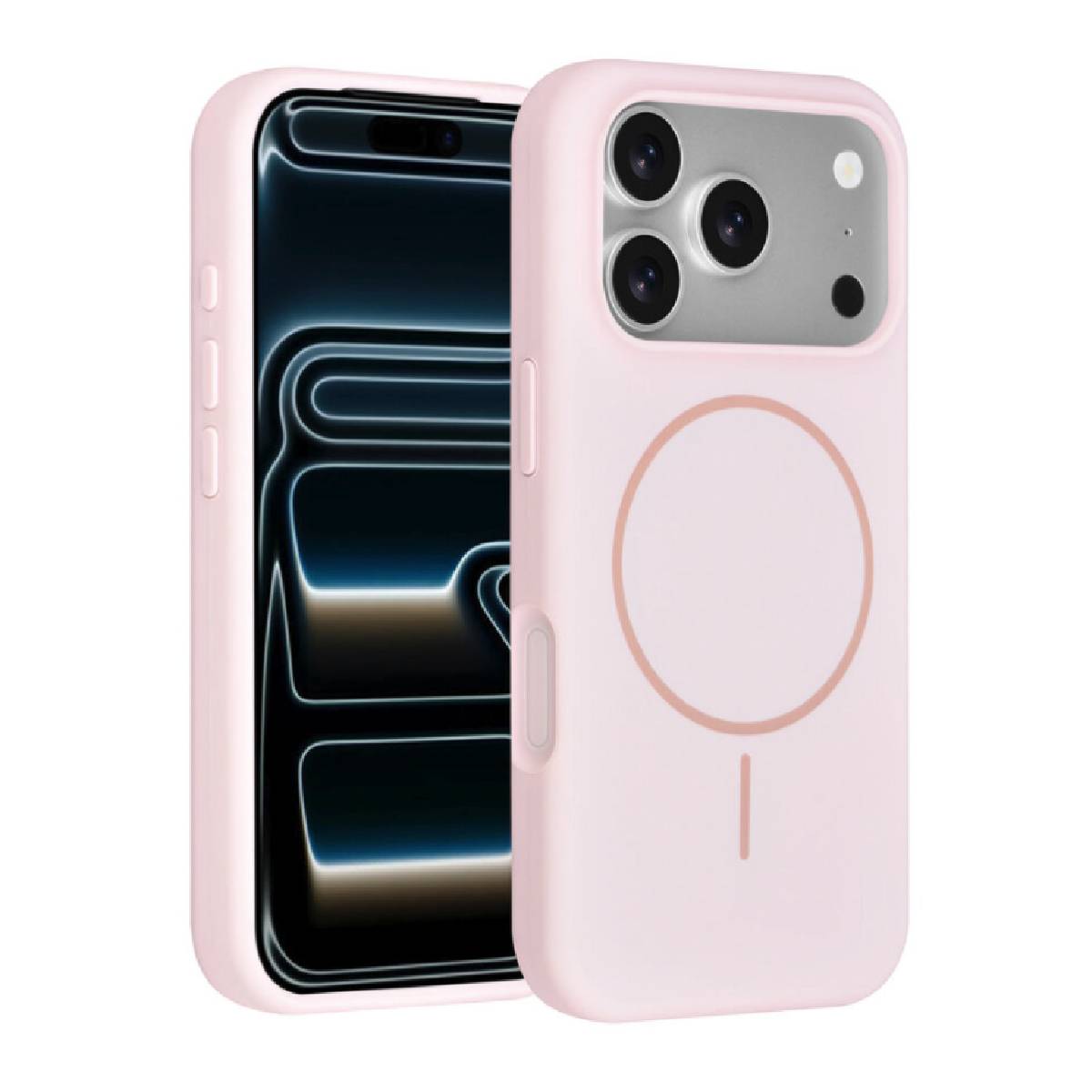 Back Case Magsafe Silicone Apple iPhone 18 Pro pink
